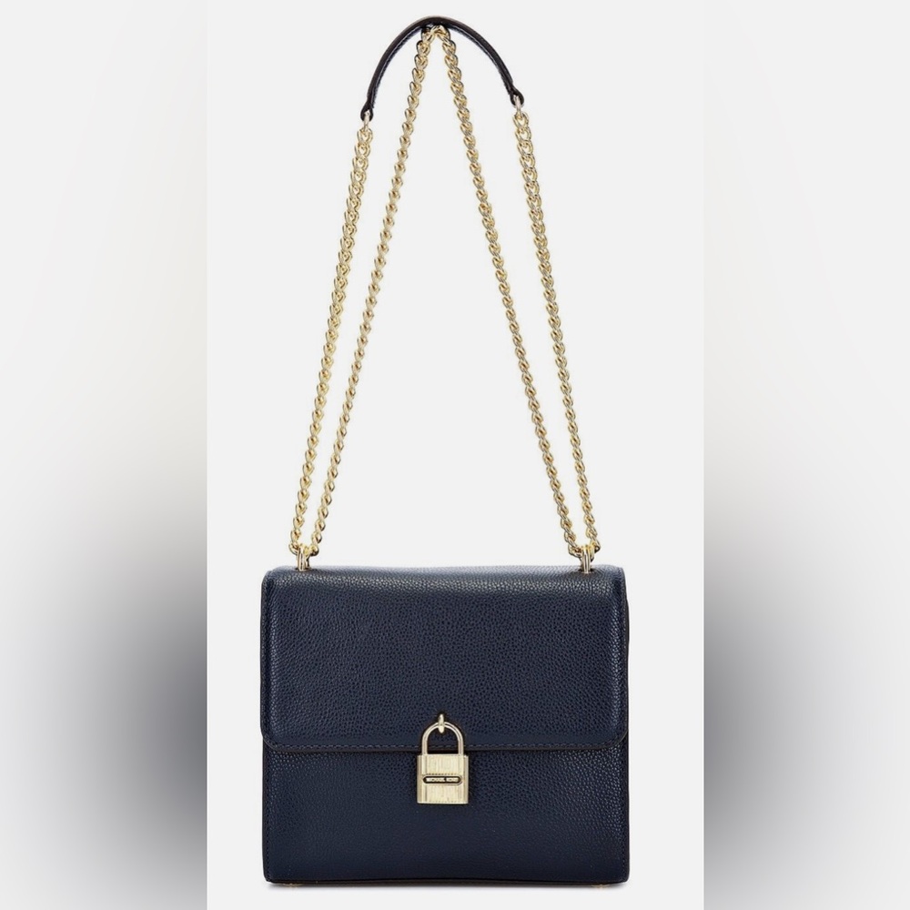Black leather Michael Kors crossbody bag